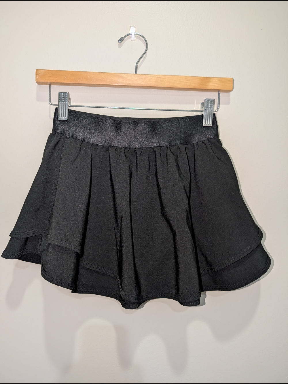 GB girls Black Layered Skort